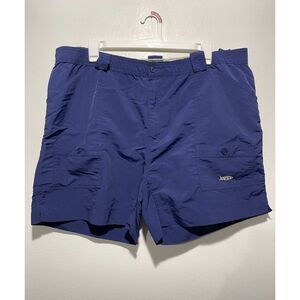 Aftco shorts sports fishing apparel boating quick dri blue water logo men's 46